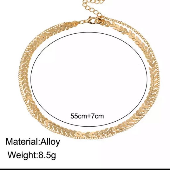 Two layer choker necklace - Picture 2 of 2